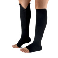 Compression Open Toe Socks Leg Support Unisex Stockings knee zip socks